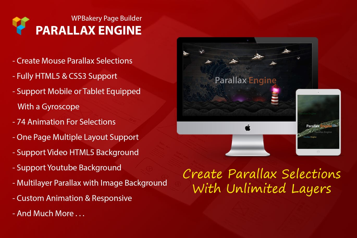 Parallax Engine – WPBakery页面构建器的附件